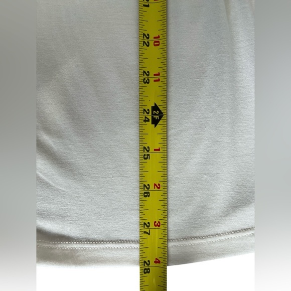 Athleta Sleeveless Mini Dress Size Large Cream - Picture 6 of 6